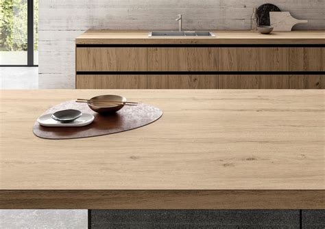 ROVERE BUCKSKIN Encimera de cocina de gres porcelánico imitación madera