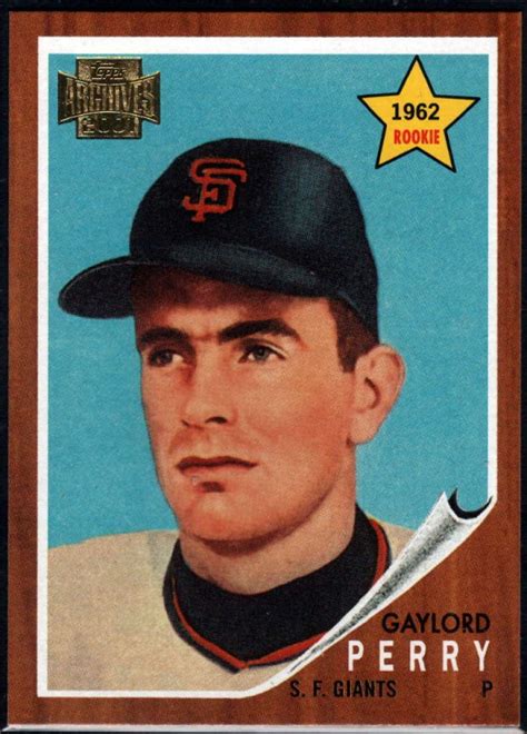 Topps Archives Gaylord Perry San Francisco Giants