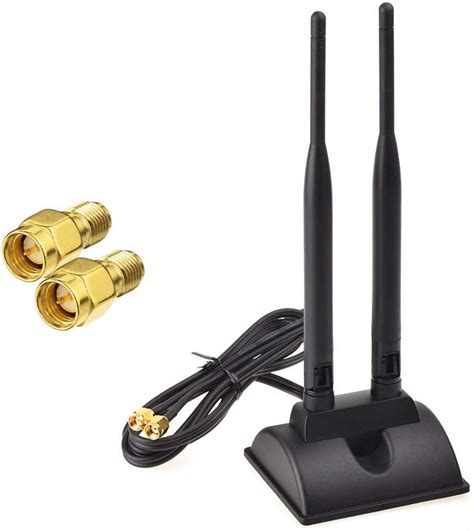 Eightwood Wifi Antenne G G Dual Frequency Magnetic Dbi Rp Sma