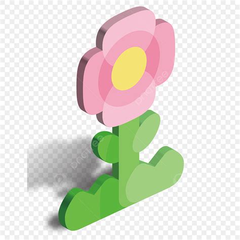 Three Dimensional Clipart PNG Images A Three Dimensional Flower