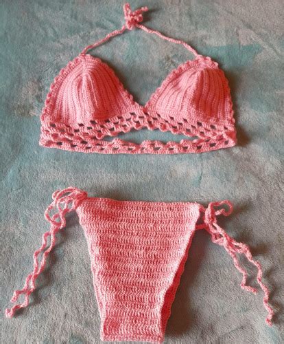 Bikini Tejido A Crochet Talla S Cuotas sin interés