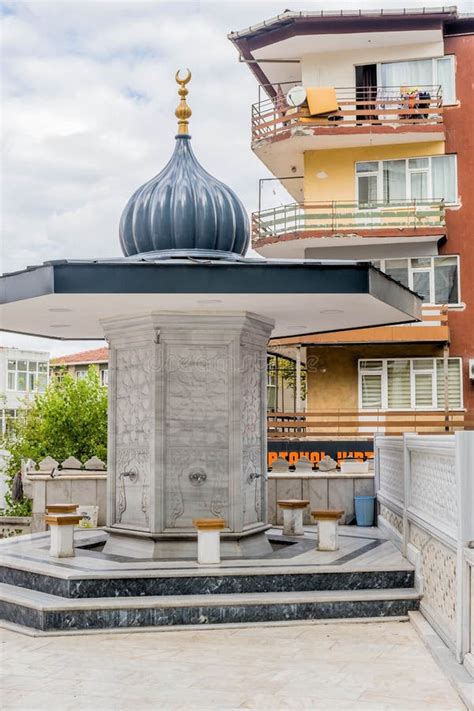 Public Ablution Fountain Of Muslim Mosque Editorial Stock Image Image