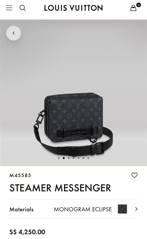 Lv Steamer Messenger Men S Fashion Bags Sling Bags On Carousell