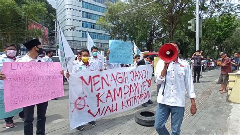 Demo Setahun Kepemimpinan Bobby Nasution Di Medan Mahasiswa Ricuh