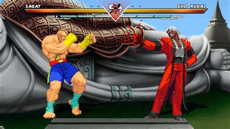 Sagat Vs God Rugal The Most Epic Fight Ever Made Youtube