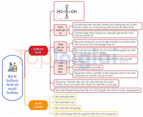 Lý thuyết Sulfuric acid và muối sulfate Kết nối tri thức 2023 hay