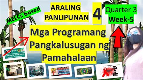 Mga Programang Pangkalusugan Ng Pamahalaan AP 4 Quarter 3 Week 5 YouTube