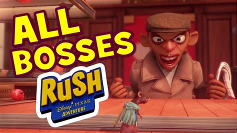 Rush A DisneyPixar Adventure ALL BOSSES Walkthrough Gameplay PC