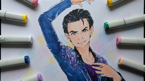 ️ Yuri On Ice ️ Yuri Katsuki Sketch With Copics Youtube