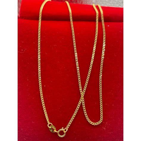 COD PAWNABLE 18K SAUDI GOLD CADENA CHAIN Shopee Philippines