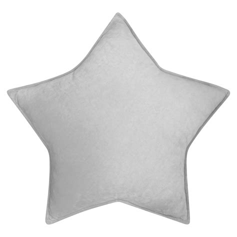 Cushion Grey Star For Personalising - BHM Wholesalers