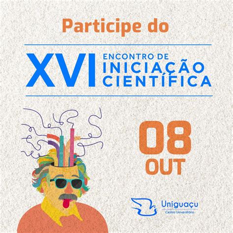 Participe do XVI Encontro de Iniciação Científica Ugv