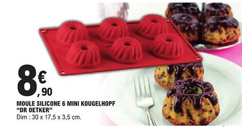 Promo Moule Silicone Mini Kougelhopf Dr Oetker Chez E Leclerc