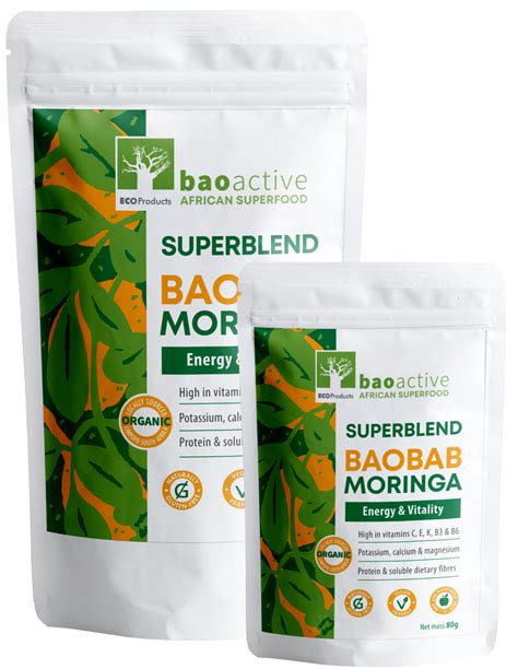 Baobab Moringa Superblend Baoactive African Superfood