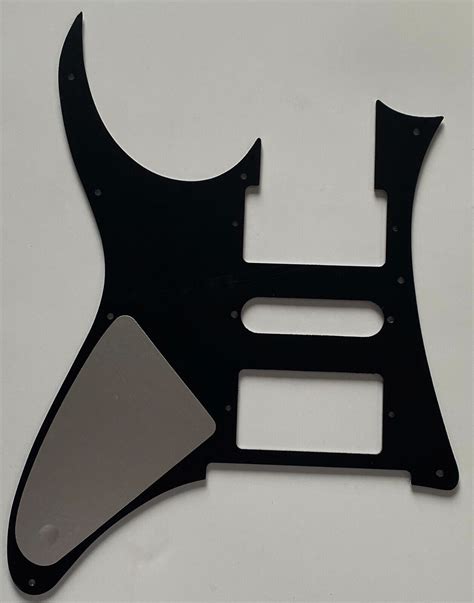 For Fit Ibanez Rg 350 Dx Style Guitar Pickguard 3 Ply Black Ebay