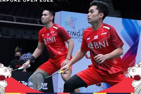 Jadwal Final Singapore Open Lengkap Hasil Badminton Wakil