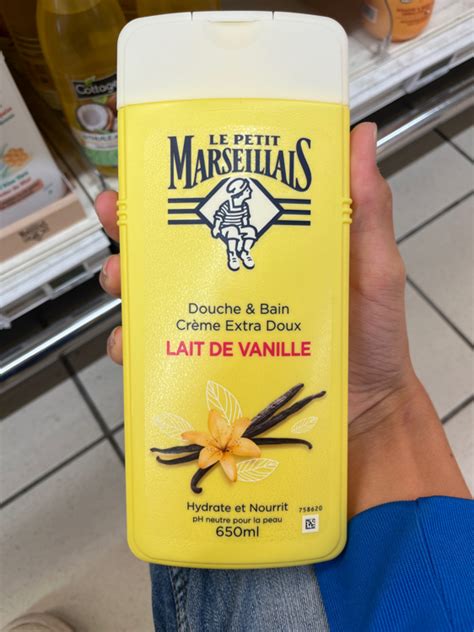 Le Petit Marseillais Gel Douche Bain Extra Doux Lait De Vanille