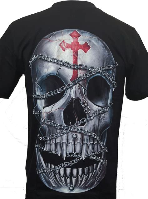 Skull T Shirt Size Xxl Glow In The Dark Roxxbkk