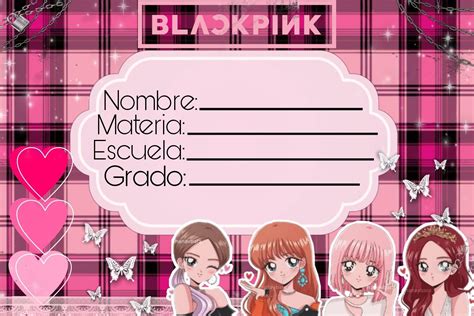 Blackpink Ddu Du Ddu Du En Etiquetas De Material Escolar