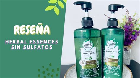 Rese A Herbal Essences Sin Sulfatos Aloe Y Hemp Sami Beauty Youtube