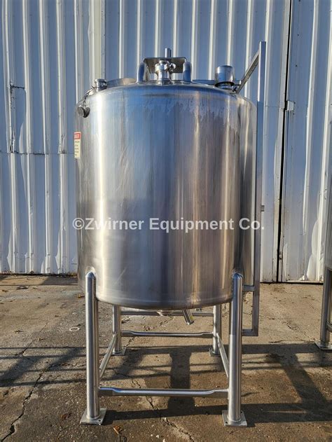 Feldmeier Gallon Stainless Steel Single Shell Mix Tank Dome Top