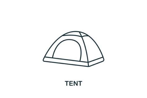 Tent Icon Graphic By Aimagenarium · Creative Fabrica