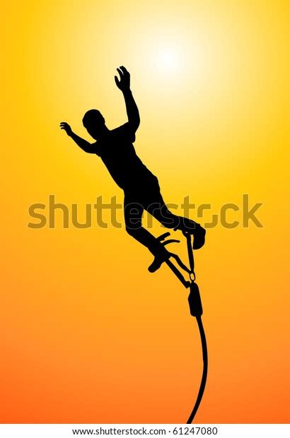 Bungee Jumping Stock Vector Royalty Free 61247080 Shutterstock