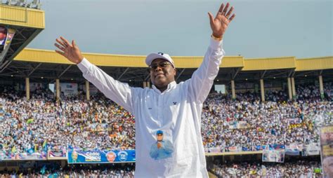 Le Candidat N F Lix Tshisekedi A Lanc Sa Campagne Au Stade Des Martyrs