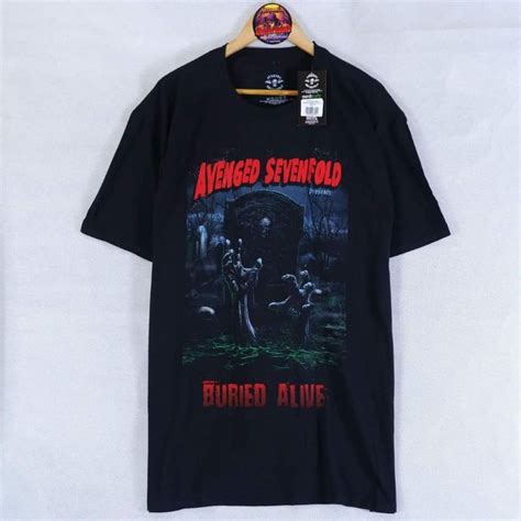 เสื้อวง Avenged Sevenfold A7x ลาย Buried Alive Tour 2012 มือ 1 ลิขสิทธิ์แท้ Shopee Thailand