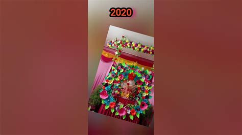 गणपती आरास गणपती डेकोरेशन 2023 गणेशोत्सव 2023 घरगुती गणेशोत्सव