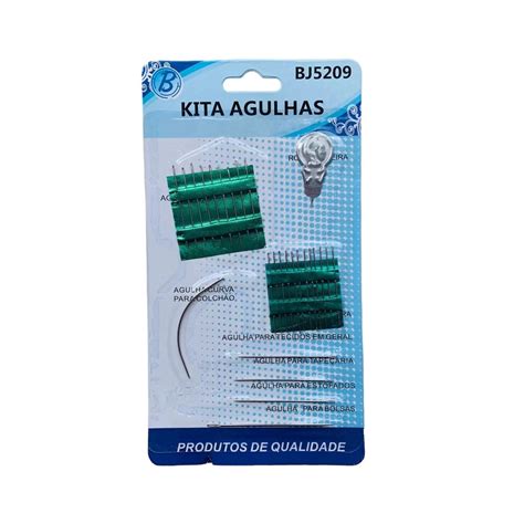 Kit De Agulhas M Os Agulheiro Passador De Linha Costura E Bordado