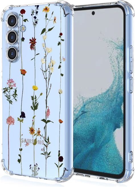 Ztofera Coque Fleurs Compatible Avec Samsung Galaxy A G Pour Fille