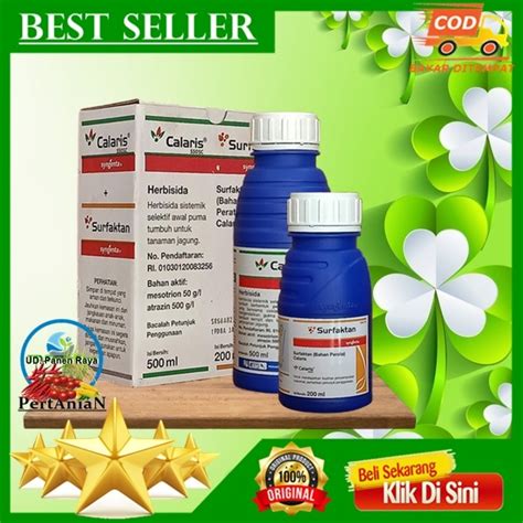 Jual Herbisida Calaris Surfaktan 500ml 200ml Efektif Kendalikan Gulma