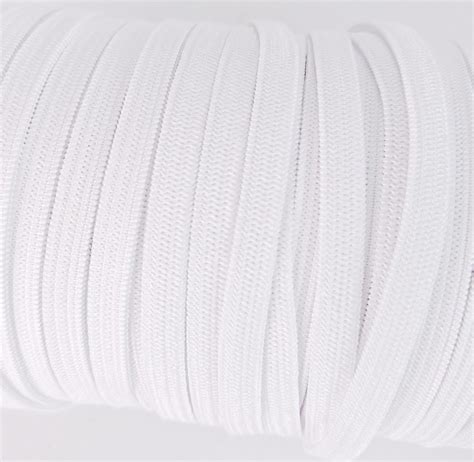 100 Yards 14 Inch Width Braided Elastic Band White Elastic Cord Heavy