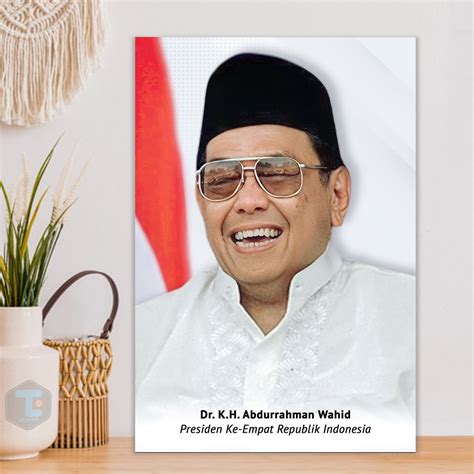 Jual Poster Gus Dur Hiasan Dinding Presiden Keempat Indonesia