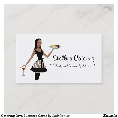 Catering Business Cards | Zazzle | Catering business cards, Business ...