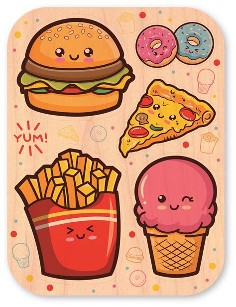 Cute Food Stickers