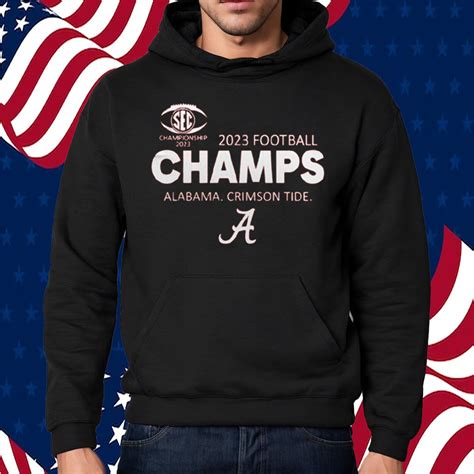 Alabama 2023 SEC Football Conference Champions Shirt