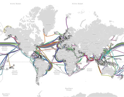 Map Of The Internet Cables