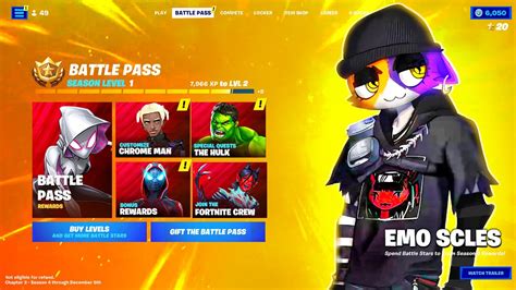 Fortnite Season 4 Battlepass Full Showcase Youtube