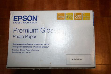 Бумага EPSON Premium Glossy Photo Paper 10x15 (500 листов) — купить в ...
