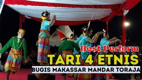 KEREN INILAH TARI 4 ETNIS PERPADUAN BUDAYA 4 ETNIS DI SULSEL BUGIS