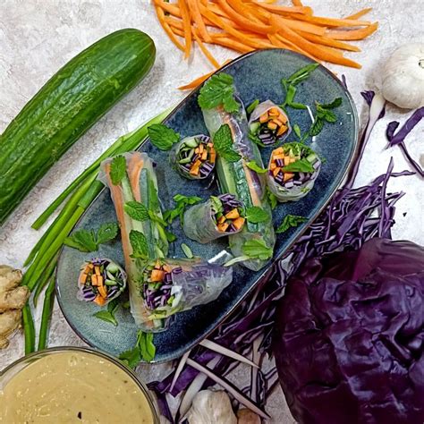 Rainbow Rice Paper Rolls - Cook4yourself: Tested recipes