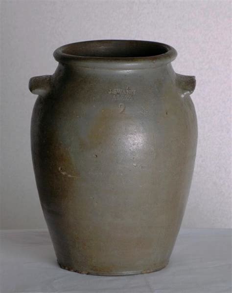 Salt Glazed Stoneware Crock Christopher H Jones Antiques