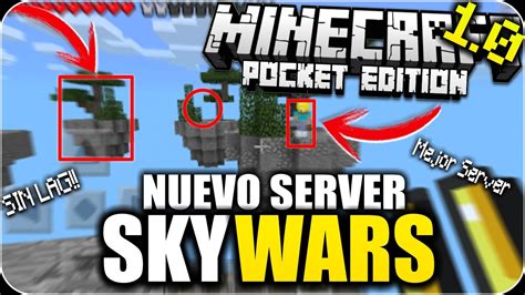 Nuevo Server De Skywars Minecraft Pe Oificial El Mejor