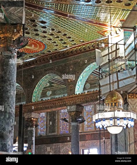 Dome Of The Rock Interior Jerusalem Hi Res Stock Photography And Images