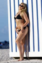 Iskra Lawrence Bikini Photoshoot Beach In Miami Fl July