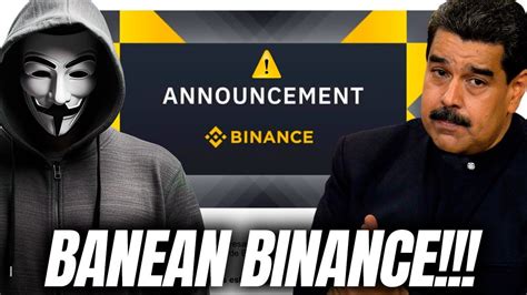 URGENTE MADURO BLOQUEA BINANCE EN VENEZUELA YouTube