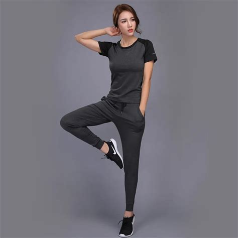 Womens Running Sports Suits Jogging Clothes Gym Workout Fitness