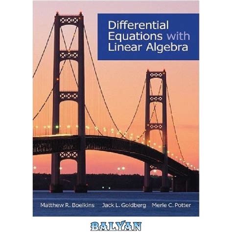 خرید و قیمت دانلود کتاب Differential Equations With Linear Algebra ترب